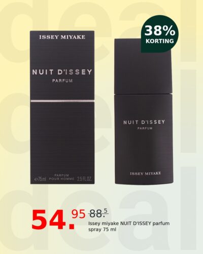Issey miyake NUIT D'ISSEY parfum spray 75 ml