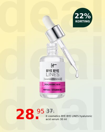 It cosmetics BYE BYE LINES hyaluronic acid serum 30 ml