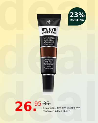 It cosmetics BYE BYE UNDER EYE concealer #deep ebony