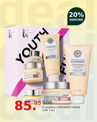 It cosmetics CONFIDENCE CREAM CASE 3 pcs