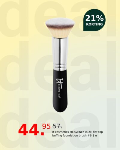 It cosmetics HEAVENLY LUXE flat top buffing foundation brush #6 1 u