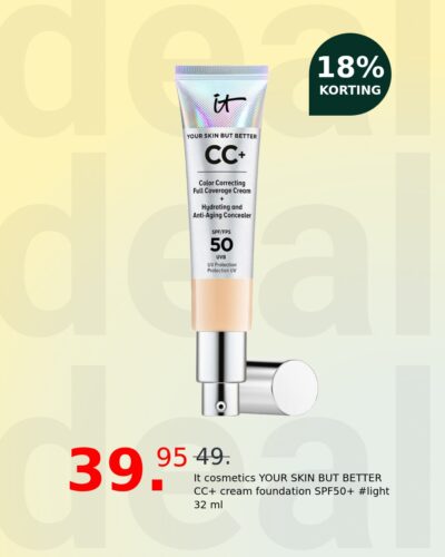 It cosmetics YOUR SKIN BUT BETTER CC+ cream foundation SPF50+ #light 32 ml
