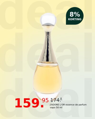 J'ADORE L'OR essence de parfum vapo 50 ml