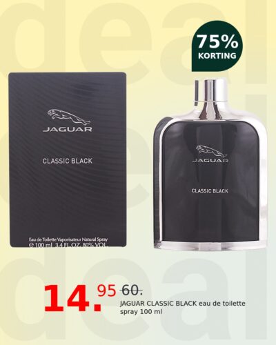 JAGUAR CLASSIC BLACK eau de toilette spray 100 ml