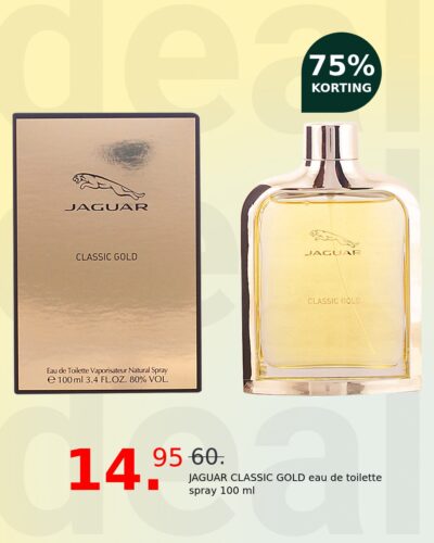 JAGUAR CLASSIC GOLD eau de toilette spray 100 ml