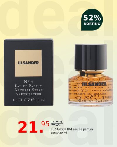 JIL SANDER Nº4 eau de parfum spray 30 ml
