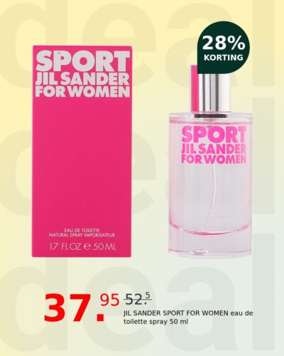 JIL SANDER SPORT FOR WOMEN eau de toilette spray 50 ml