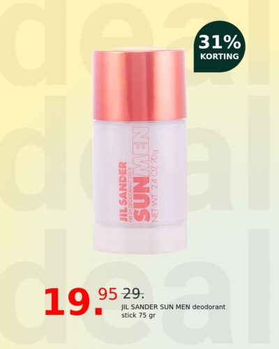 JIL SANDER SUN MEN deodorant stick 75 gr