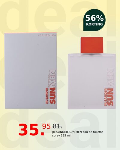 JIL SANDER SUN MEN eau de toilette spray 125 ml