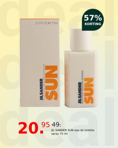 JIL SANDER SUN eau de toilette spray 75 ml