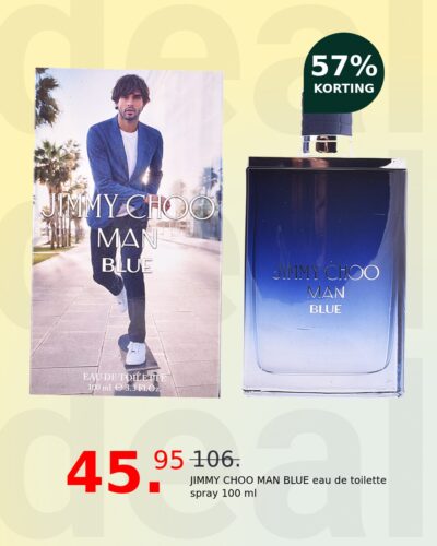 JIMMY CHOO MAN BLUE eau de toilette spray 100 ml