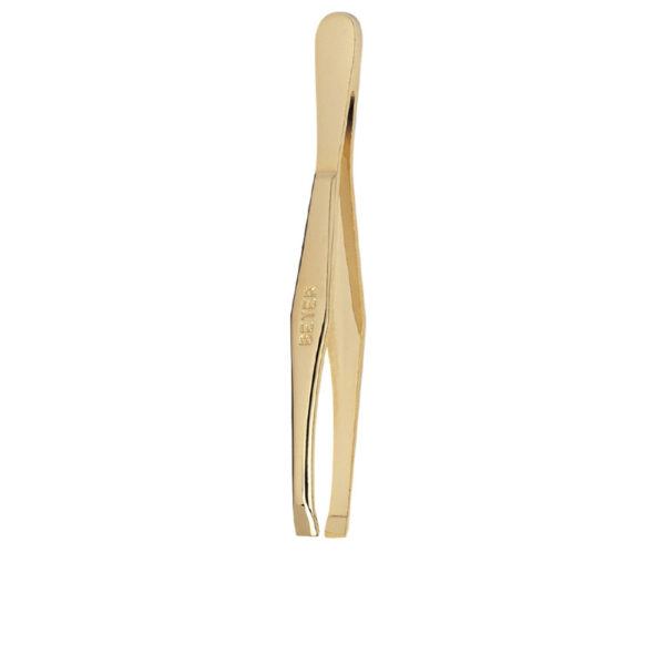 TWEEZERS straight tip gold 1 unit