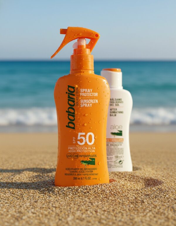 SOLAR ALOE VERA SPF50 LECHE set