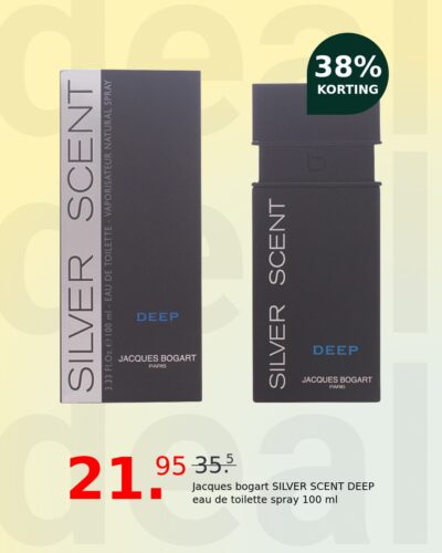 Jacques bogart SILVER SCENT DEEP eau de toilette spray 100 ml