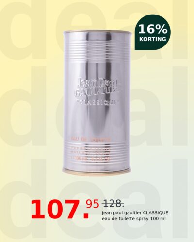 Jean paul gaultier CLASSIQUE eau de toilette spray 100 ml