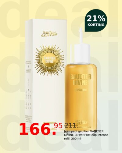 Jean paul gaultier GAULTIER DIVINE LE PARFUM edp intense refill 200 ml