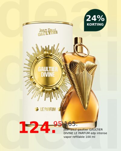 Jean paul gaultier GAULTIER DIVINE LE PARFUM edp intense vapor refillable 100 ml