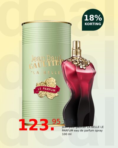 Jean paul gaultier LA BELLE LE PARFUM eau de parfum spray 100 ml