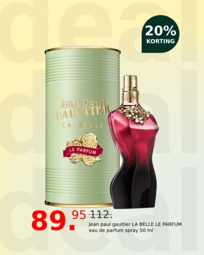 Jean paul gaultier LA BELLE LE PARFUM eau de parfum spray 50 ml