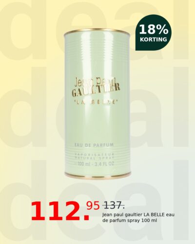 Jean paul gaultier LA BELLE eau de parfum spray 100 ml