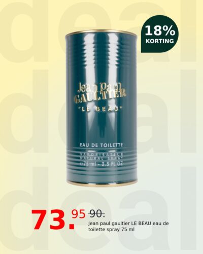 Jean paul gaultier LE BEAU eau de toilette spray 75 ml