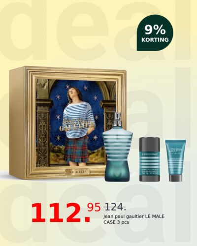 Jean paul gaultier LE MALE CASE 3 pcs