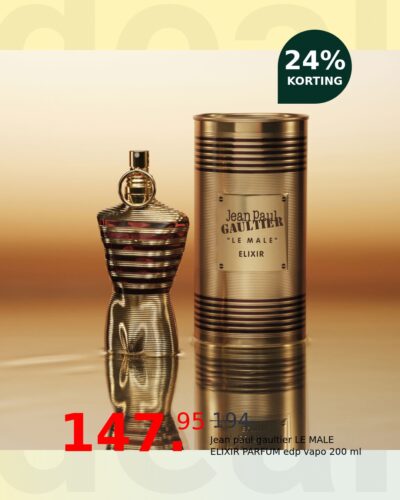 Jean paul gaultier LE MALE ELIXIR PARFUM edp vapo 200 ml