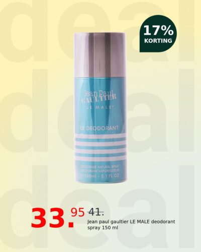 Jean paul gaultier LE MALE deodorant spray 150 ml