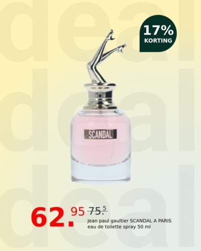 Jean paul gaultier SCANDAL A PARIS eau de toilette spray 50 ml