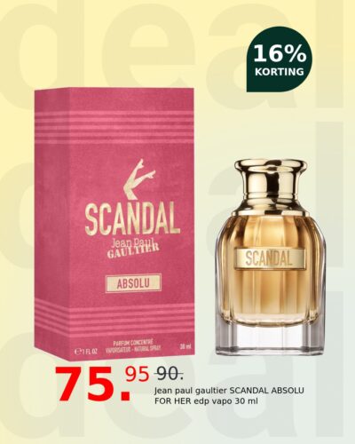 Jean paul gaultier SCANDAL ABSOLU FOR HER edp vapo 30 ml