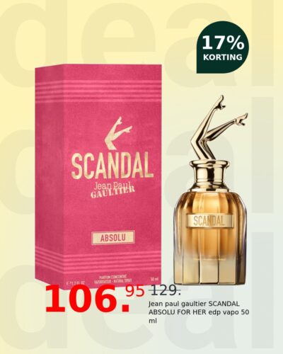 Jean paul gaultier SCANDAL ABSOLU FOR HER edp vapo 50 ml