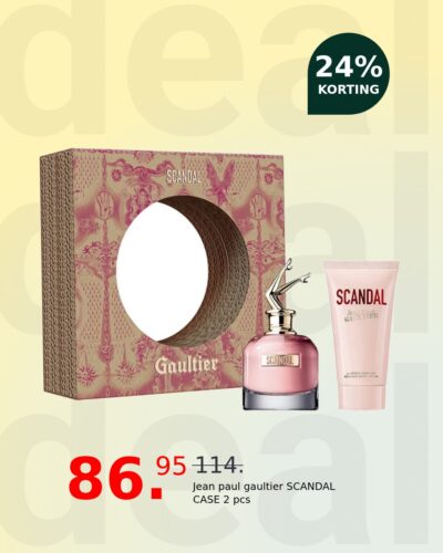 Jean paul gaultier SCANDAL CASE 2 pcs