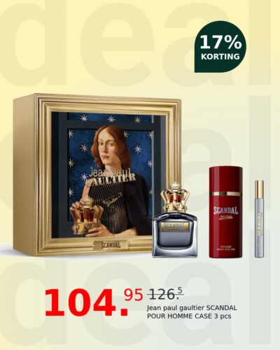 Jean paul gaultier SCANDAL POUR HOMME CASE 3 pcs
