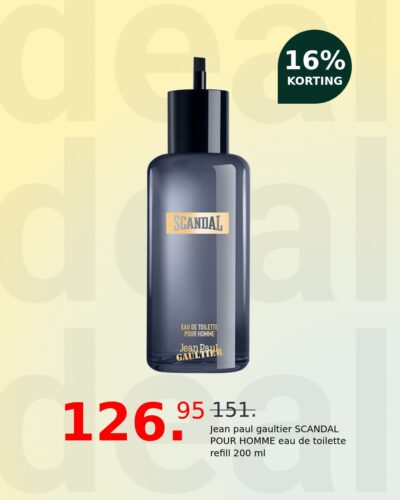 Jean paul gaultier SCANDAL POUR HOMME eau de toilette refill 200 ml