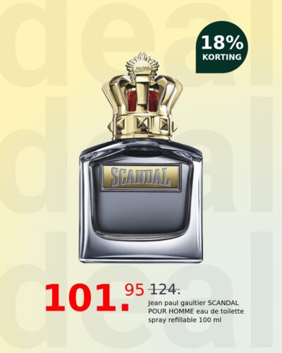 Jean paul gaultier SCANDAL POUR HOMME eau de toilette spray refillable 100 ml