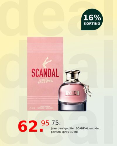 Jean paul gaultier SCANDAL eau de parfum spray 30 ml