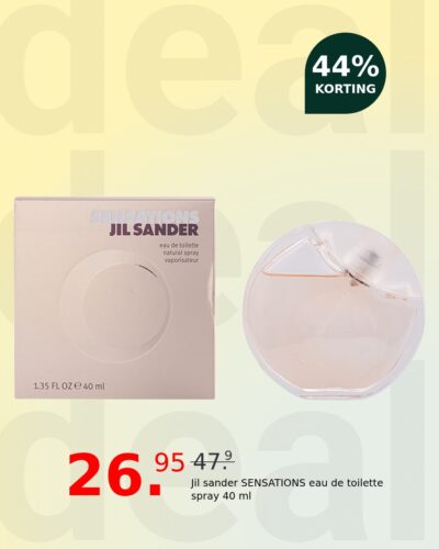 Jil sander SENSATIONS eau de toilette spray 40 ml