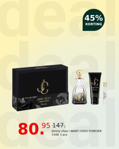 Jimmy choo I WANT CHOO FOREVER CASE 3 pcs