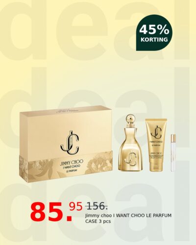 Jimmy choo I WANT CHOO LE PARFUM CASE 3 pcs