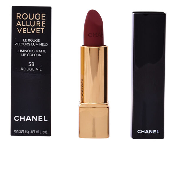 Chanel ROUGE ALLURE VELVET #58-rouge vie