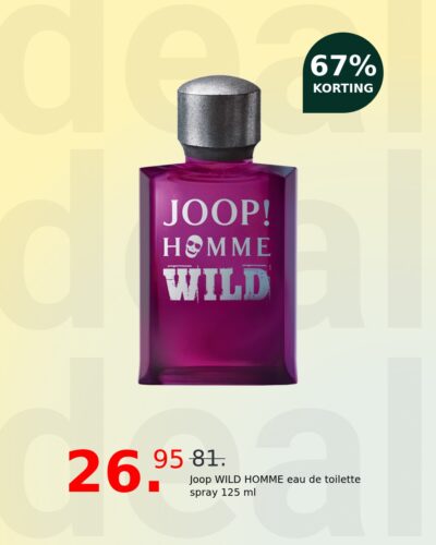Joop WILD HOMME eau de toilette spray 125 ml