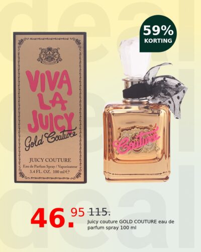 Juicy couture GOLD COUTURE eau de parfum spray 100 ml