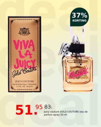 Juicy couture GOLD COUTURE eau de parfum spray 50 ml