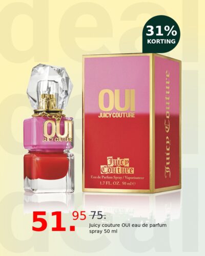 Juicy couture OUI eau de parfum spray 50 ml