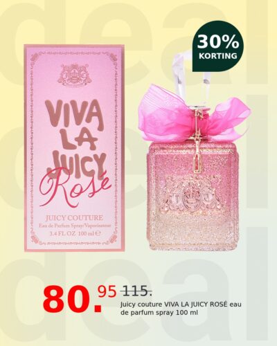 Juicy couture VIVA LA JUICY ROSÉ eau de parfum spray 100 ml