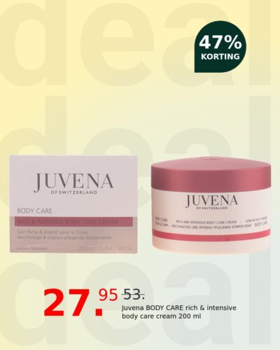 Juvena BODY CARE rich & intensive body care cream 200 ml