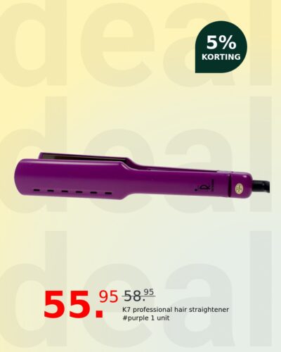 K7 professional hair straightener #purple 1 unit