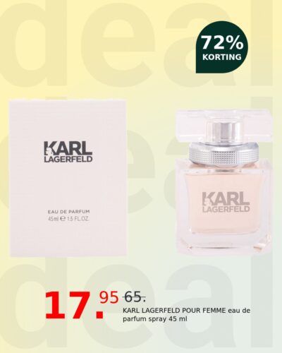 KARL LAGERFELD POUR FEMME eau de parfum spray 45 ml
