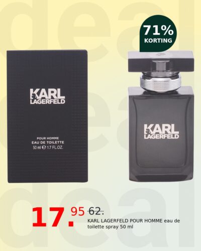 KARL LAGERFELD POUR HOMME eau de toilette spray 50 ml