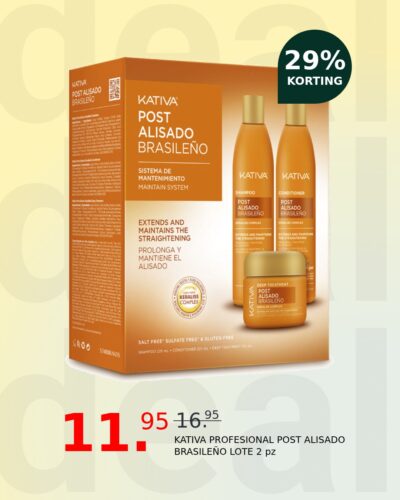 KATIVA PROFESIONAL POST ALISADO BRASILEÑO LOTE 2 pz